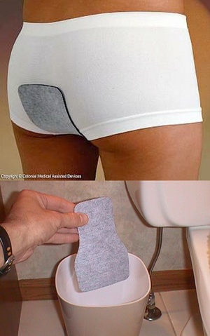 deodorized farting pads for men, it's about time! I know a few guys that  are getting these in their stockings!