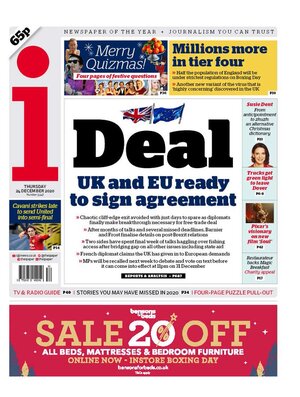 Christmas Eve s Papers Broadsheet ie