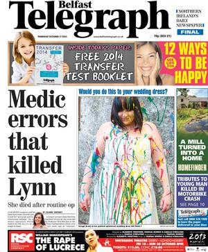 Thursday front Oct 17-