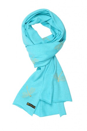 Heather Finn - Turquoise Dragonfly Wrap - High Res