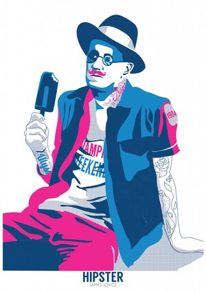 gary-reddin-print-dublin-hipster-james-joyce