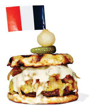 Le Rivage’s French Onion Soup Burger