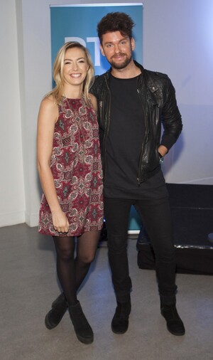 NO REPRO FEE RTÉ Director-General Noel Curran today launched Meáin Ghaeilge RTÉ; Action Plan 2015-2019; the broadcaster’s new strategic action plan for the Irish language. Speaking alongside An Taoiseach Enda Kenny; the Director-General said the ambitious plan would seek to re-cast the role of the language across all RTÉ services.; Pictured are: Blathnaid Treacy; broadcaster RTÉ and Eoghan McDermott; broadcaster RTÉ. Picture: Tony Kinlan/Kinlan Photography