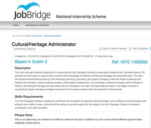Jobbridge scheme for employers