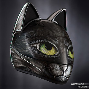 Cat-Head-Motorcycle-Helmets