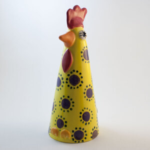Henrietta Hen by Pottery by Kathy at The Irish Workshop