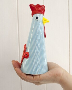 Mabel Hen by Pottery by Kathy at The Irish Workshop