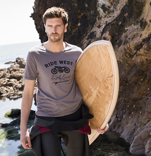Ride West Tee by Tonn Surf T-Shirts at The Irish Workshop (2)