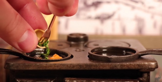 lucas zanotto brews the smallest cup of paulig coffee in the world