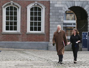 27/2/2017 Opening Statements of the Disclosures Tribunals. Justice Peter Charleton on the opening day of the Disclosures Tribunal in Dublin Castle. This tribunal has begun over the controversy of the Garda Whistleblowers scandals. Photo: RollingNews.ie