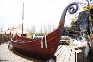 NO REPRO FEE 10/04/2017 Tayto Park Viking Voyage. Construction is well under way at Tayto Park for the exciting new Viking-themed flume ride, The Viking Voyage at The Park, which will open this June. With 1.7 million litres of water, a Viking village, 5 replica Viking ships and 20 life size Vikings, families can expect to feel the splash on the latest addition to Ireland’s favourite theme park and zoo. Tayto Park is now open to the public just in time for Easter with The Viking Voyage at the Park opening during June 2017. For the first time, you can also book entry and wristbands online and save money. For more information and opening hours visittaytopark.ie.